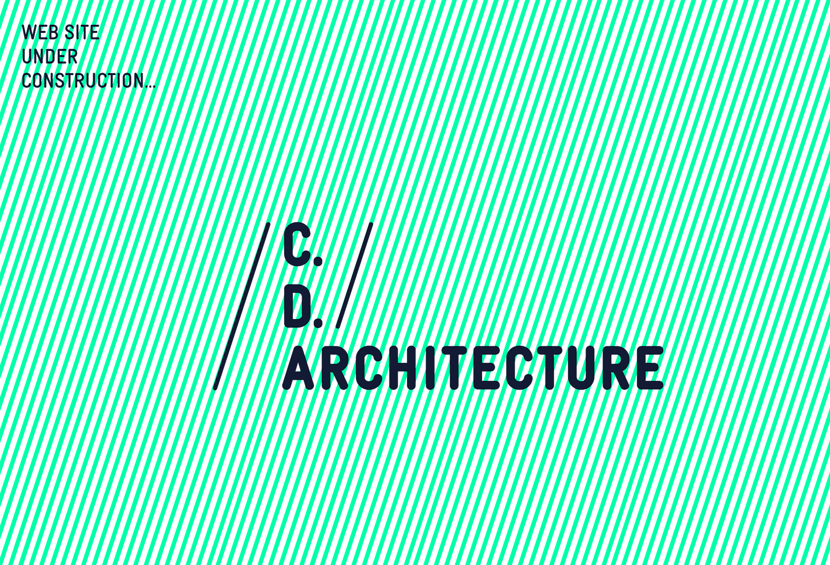 C.D.Architecte - Website under construction